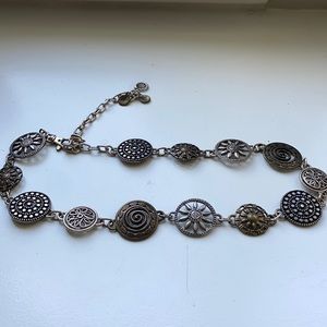 Chico’s various colored metal belt